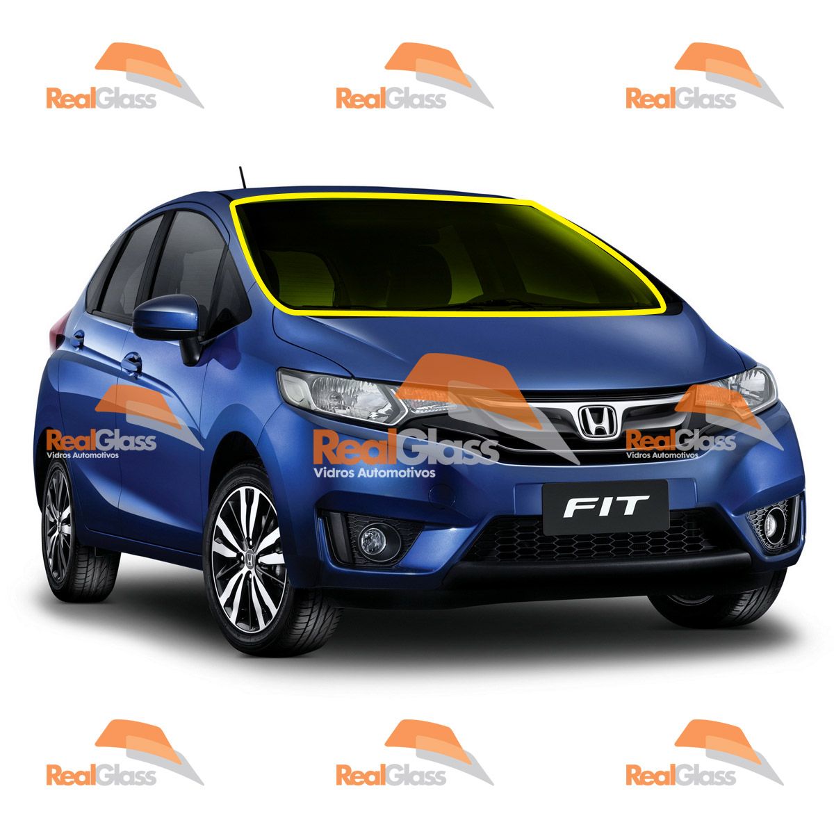 PARA-BRISA DEGRADE HONDA FIT - SAINT GOBAIN - 2015 A 2017-0