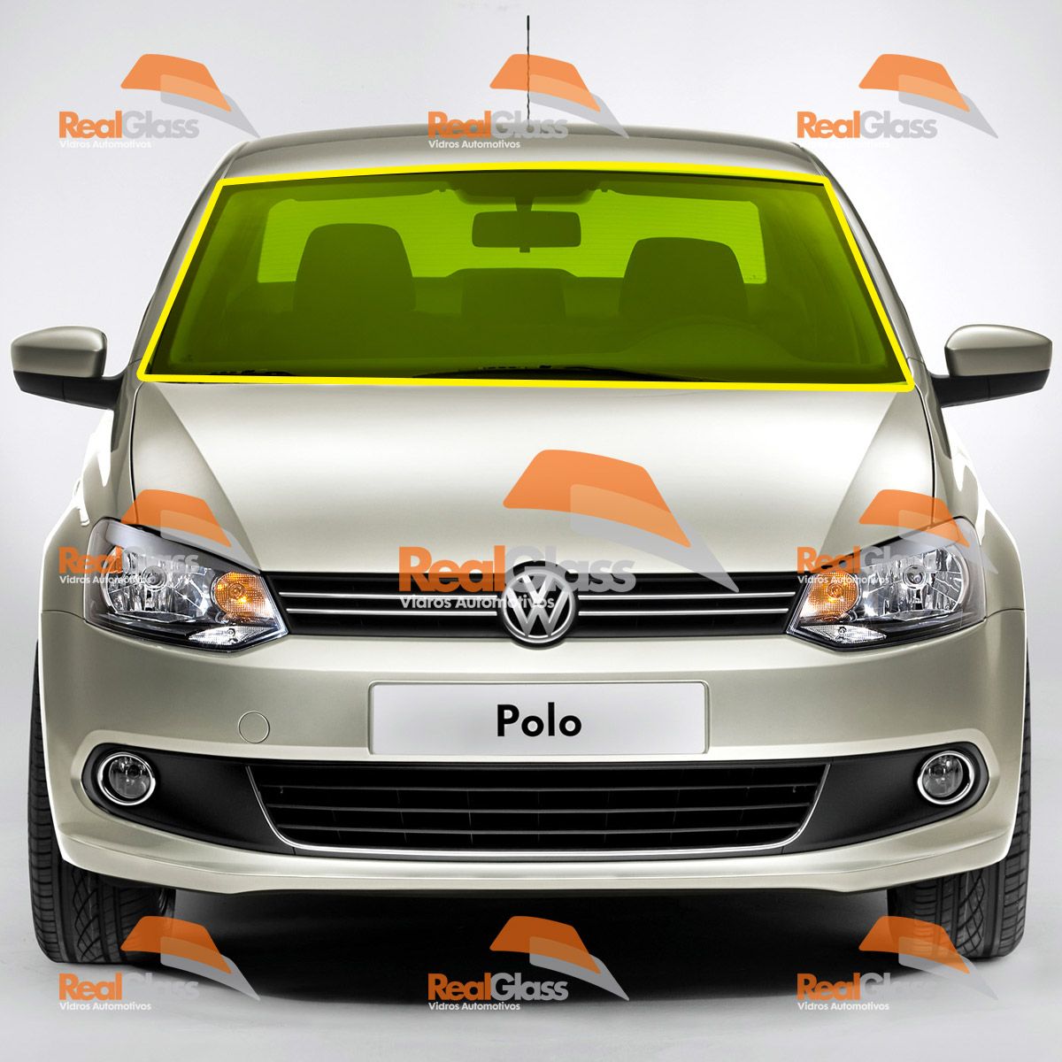 PARA-BRISA VERDE VOLKSWAGEM POLO - SAINT GOBAIN - 2003 A 2014-0